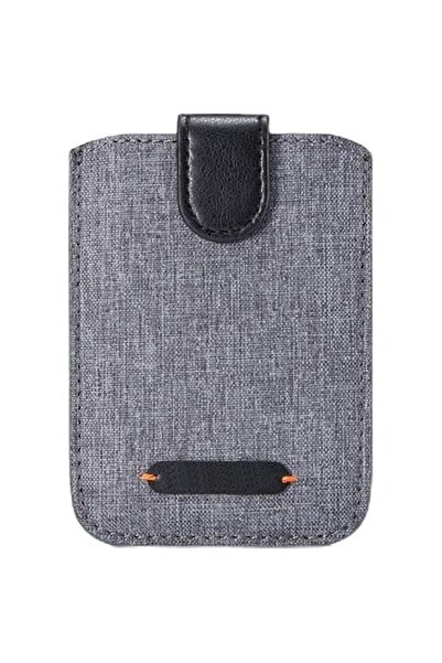 Generic Card Holder for Phone Back, 5 Card Slots & Cash Pocket, Canva Leather...