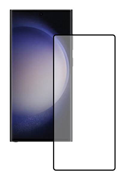 ADR Phone Accessories Samsung S23 Ultra Premium Edge Tam Kaplama Temperli Cam...