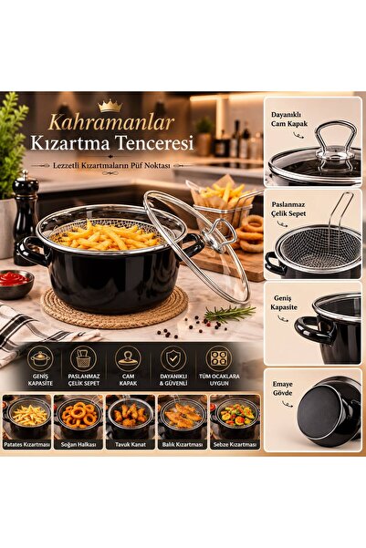 HS EMAYE KIZARTMA TENCERESİ