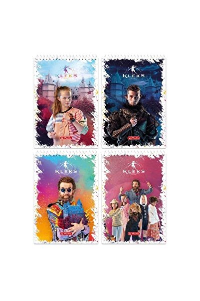 Herlitz Caiet A6 40 file patrat multicolor Akademia Pana Kleksa