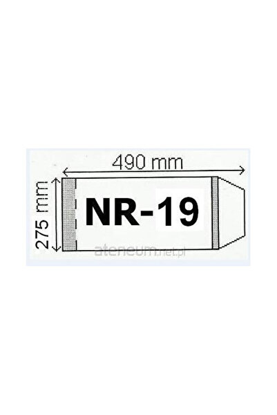 narnia Coperta reglabila A4 nr. 19 folii transparente 50 bucăți.