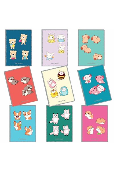 narcissus Caiet scolar Kawaii, caiet A5, 60 file, hartie 80 g/m², coperta PP,...