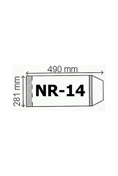narnia Coperta reglabila A4 folie transparenta 49x28 cm (50 buc.)