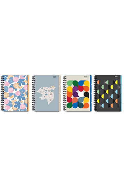 Beniamin Caiet B5 96 file, spirala dubla, multicolor, 17x25cm