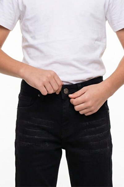 Zaziko Kids بنطلون جينز ليكرا بتفاصيل شوارب للصبيان PNT6016