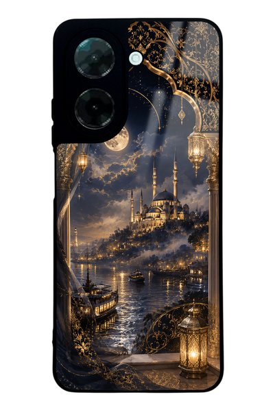 Spoyi حافظة هاتف Xiaomi Redmi A5 بتصميم Midnight Bosphorus لامعة