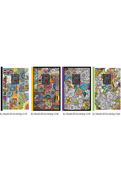 Fresh Caiet decorativ 190×285 mm, 64 pagini, liniat, rigidizat