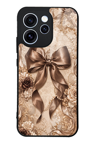 Spoyi Oppo Reno 15 Pro Bronze Pearl Tasarımlı Glossy Telefon Kılıfı