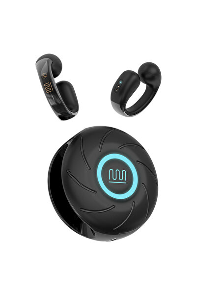 Electromures Căști wireless TWS cu prindere pe ureche EM E1, Bluetooth 5.4, m...