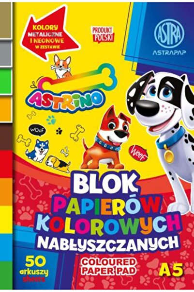 Astra Bloc de hartii lucioase colorate ASTRINO A5 50k 106023004