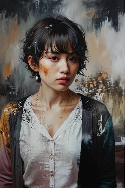 mural home بورتريه - 70cm * 46.9cm