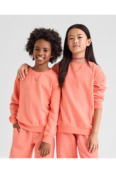 The Children's Place Boys Fleece Crewneck - Cabana Coral