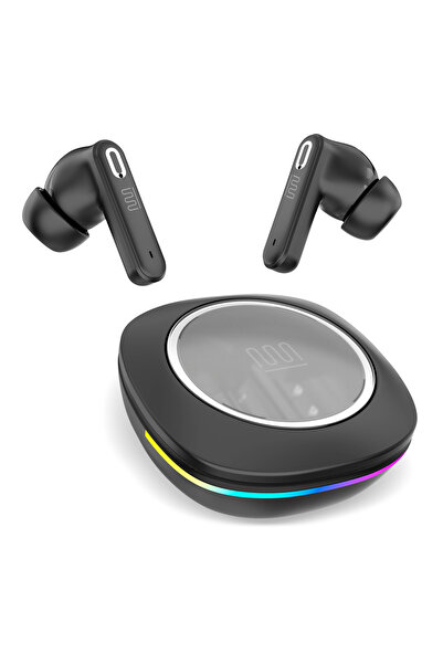 Electromures Căști wireless TWS intraauriculare EM E5, Bluetooth 6.0, baterie...