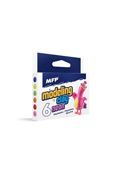 MFP Plastilina mix 6 culori, neon,