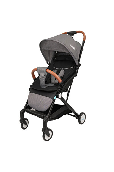 Moon Ritzi - Cabin Stroller - Black/Grey Dots