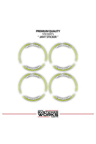 ARONA Honda cbr 250r wheel rim sticker inner outer cbr125r lettering decal model