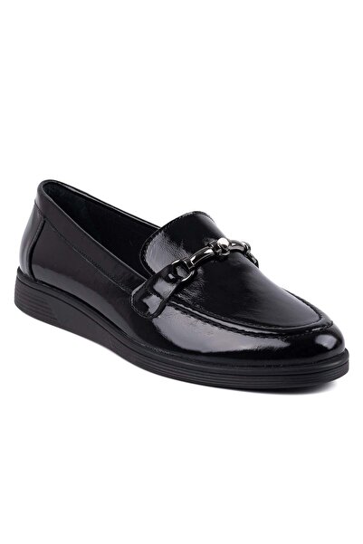 nehironline Trapani 629 26Ya Women's Casual Shoes Black Patent Leather