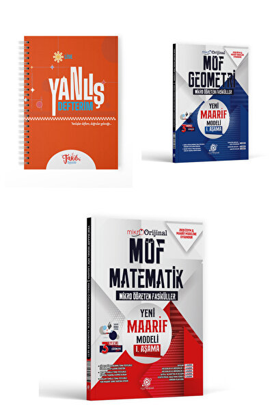 Orijinal Yayınları Takdir Lise Yanlış Defterim Orijinal Mikro Geometri Fasikü...