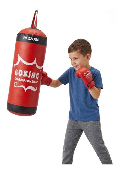 REZZOSS Kids Boxing Championship Set, 13 Inch Punching Bag and Gloves for Tra...