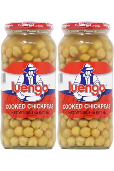 LUENGO Cooked Chickpeas 2x570g
