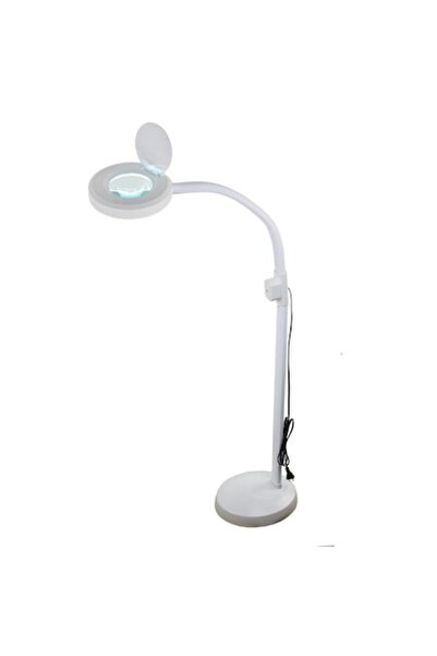 Cosmeticos Lampă profesională cu lupă 5x, lumină rece 22w, suport de podea - ...