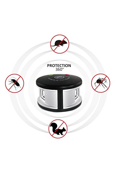 OneBuy Dispozitiv electronic cu ultrasunete, actiune 360 grade/50mp, pentru alungare daunatori - soareci, s