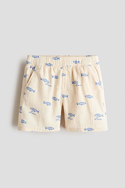 H&M Cotton muslin shorts