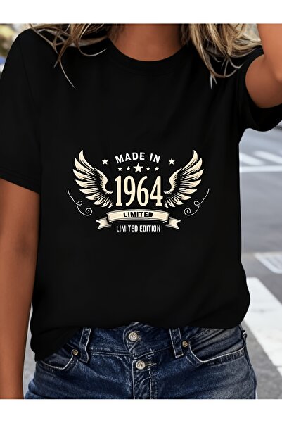 12 HERTZ Made in 1964 Printed Short-Sleeve T-Shirt, Round Neck Casual Top for...