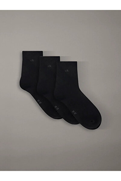 Calvin Klein Unisex Brand Logo Black Socks Suitable for Daily Use
