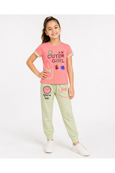 Generic Rytinna Kids Girls T-Shirt and Pants Set, 10-Year-Old Size |   Pink a...