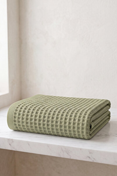 vivamaison Waffle Bath Towel Peshtemal 90X180 cm Single 100% Cotton Large Siz...
