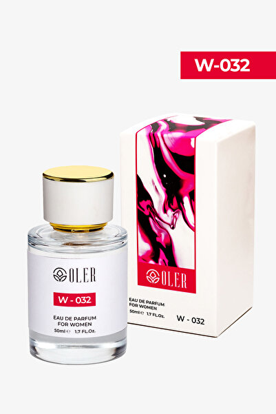 Oler W-032 Kadın Parfüm EDP 50 ml | Çiçeksi & Amberli | Armut, Mandalina, Ber...