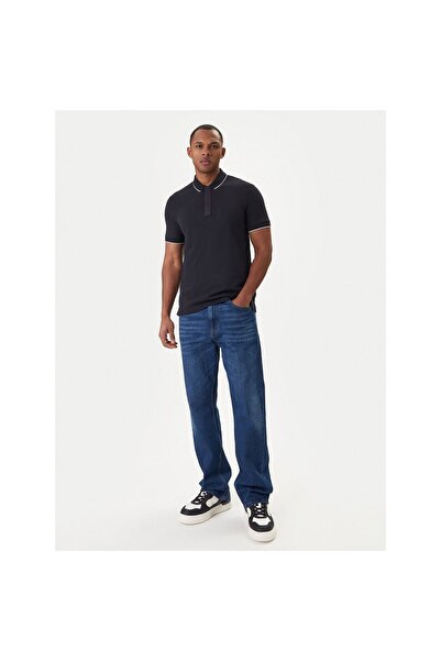 Armani Exchange Polo bărbați XM001285 AF10366 Bleumarin