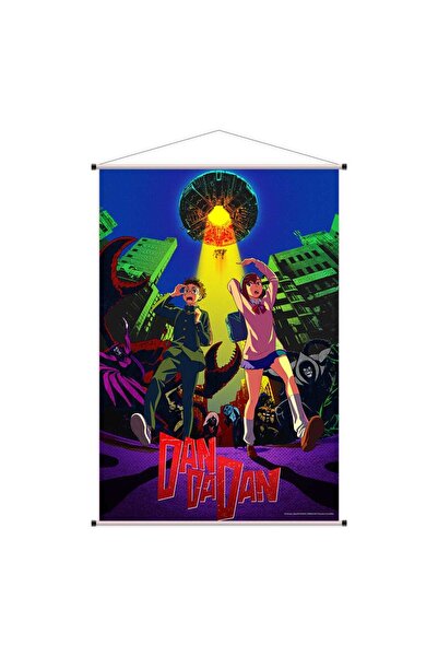 Sakami merchandise Wallscroll/Poster Dandadan Okarun & Momo, din poliester 10...