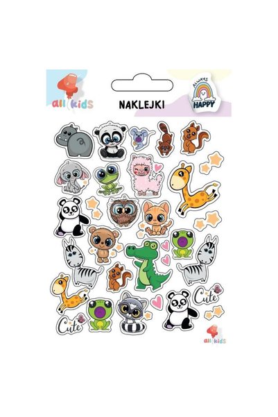 All4Kids Stickere pentru copii Animalute vesele, autoadezive, format 100x150 ...