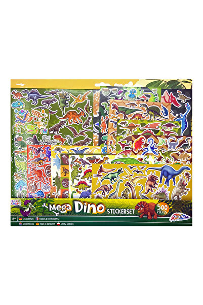 GRAFİX Set 500 autocolante Mega Dino Kids