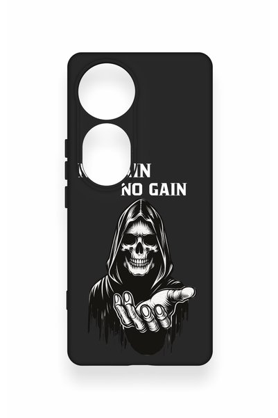 Vip Case Vivo V40 Compatible No Pain No Gain Patterned Silicone Case