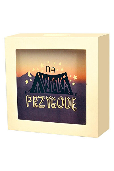 KUKARTKA SKARBBOXY SBB-014Pusculita MDF 16x16x5 cm "Super tip"