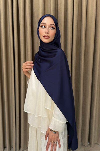 İmajButik Lacivert Kristal Abiye Şal