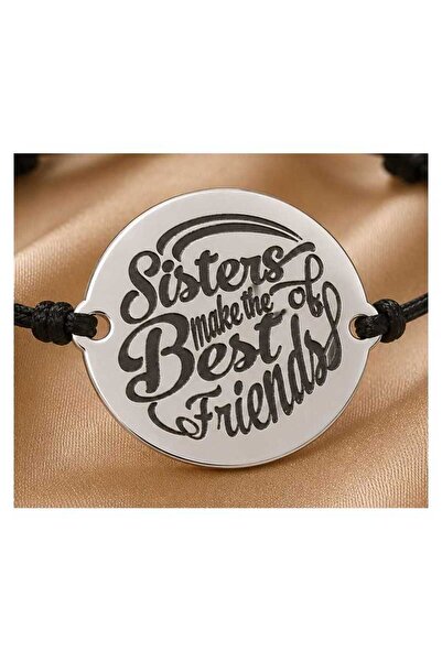 Simoshop Bratara din Argint 925 - Sisters Make the Best Friends