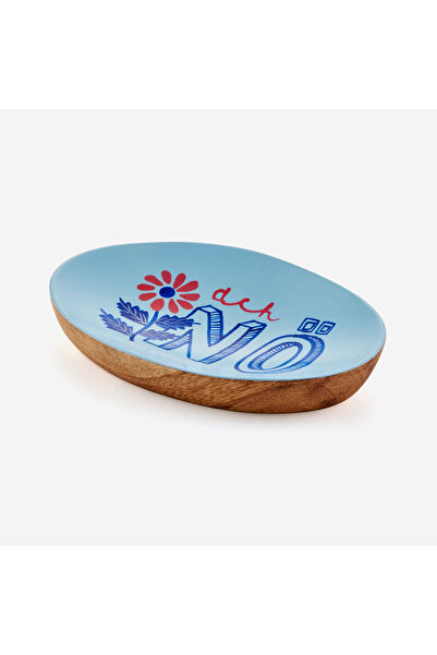 GIFT COMPANY Blue Mango Tree No Decorative Plate 8X1,8X11,8 cm