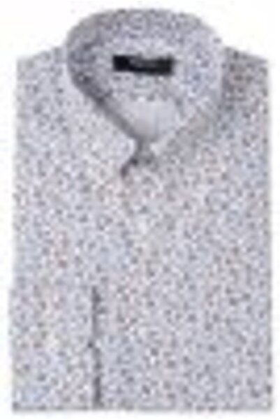Bigotti Camasa Slim alba print floral