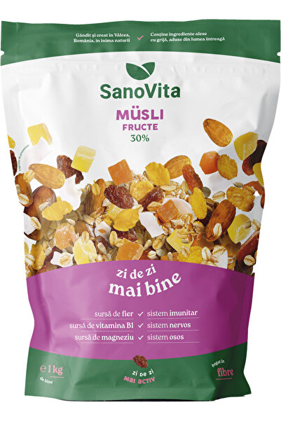 Sano Vita Muesli cu fructe 1kg