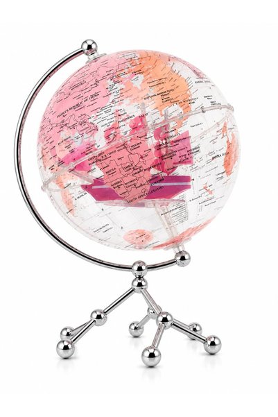 funworld DEKORATİF MASA ÜSTÜ KÜRE DÜNYA 20CM PEMB
