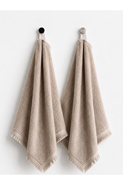 Semecca Fringed 40X70 Cotton Kitchen Drying Towel Set of 2