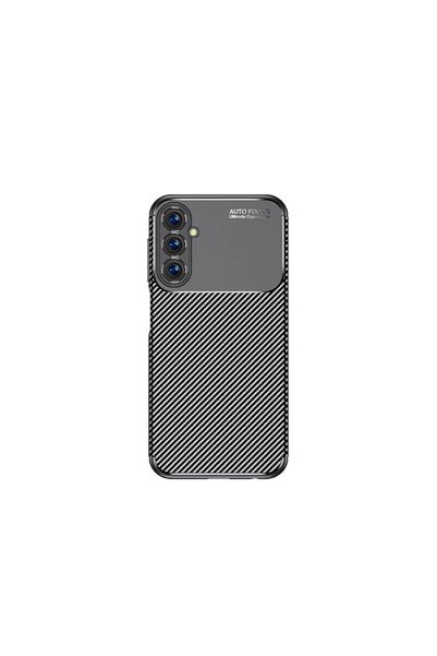 tekno grup Galaxy A05S Case Carbon Look Silicone with Camera Protection Ultim...