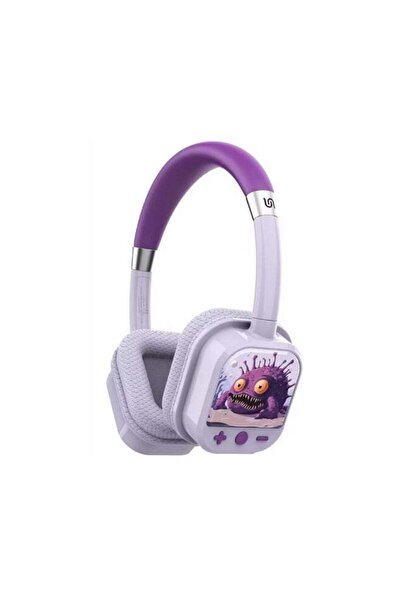 porodo Soundtec Yotowave Kids Wireless Headphones - Purple, Comfortable & Bre...