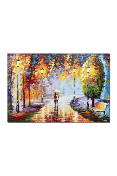 artnova Tablou living, dormitor 150x100cm pereche indragostiti pictat manual,...