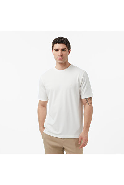 Nautica Erkek Krem Regular Fit T-Shirt