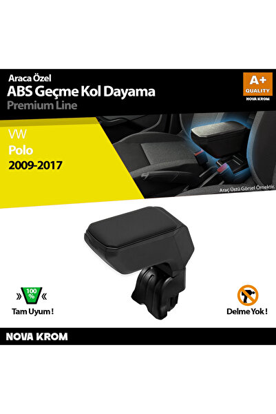 Nova Krom VW Polo Kol Dayama Kolçak Geçmeli ABS Siyah 2009-2017